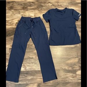 Navy scrub set